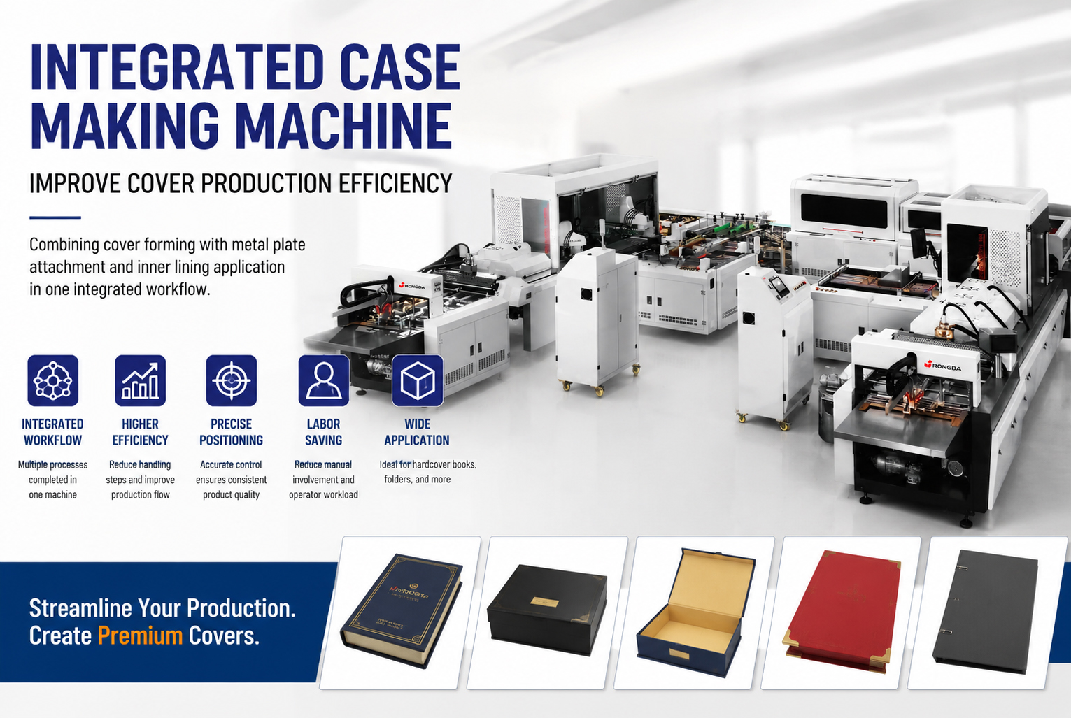 Can an Integrated Case Making Machine Improve Cover Production Efficiency?