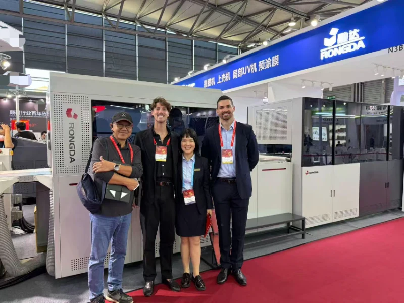 Rongda Packaging at All in Print China 2026: Live Demo of BFM1000 Automatic Case Maker